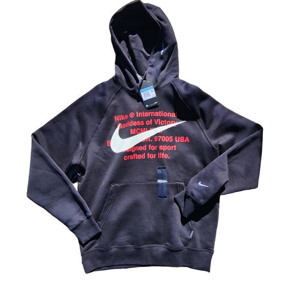 NWT NIKE Mens Swoosh for Life Pullover Hoodie Sweatshirt Sz. Medium - Picture 6 of 9